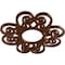 Ekena Millwork Cohen Architectural Grade PVC Pierced Ceiling Medallion, Copper, 32"OD x 11"ID x 1"P CMPP32COSCO - alternate 2
